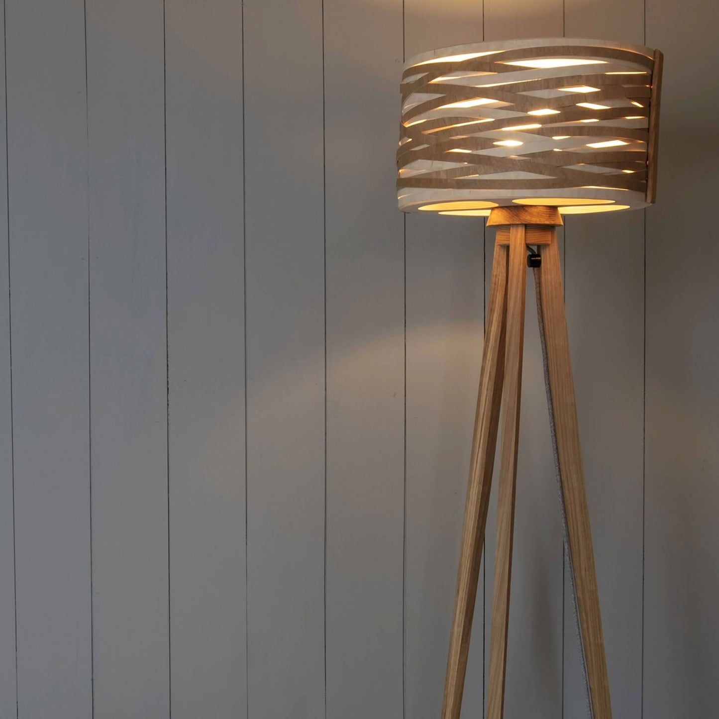 Stuart Lamble Floor Lamp - Convolution Drum
