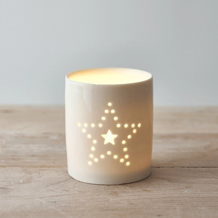 Tea Light Candle Holder - Star