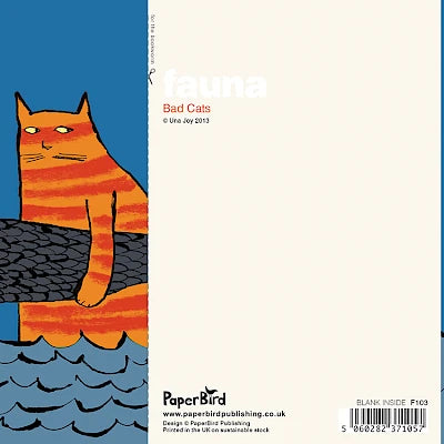 Greetings Card - Bad Cats