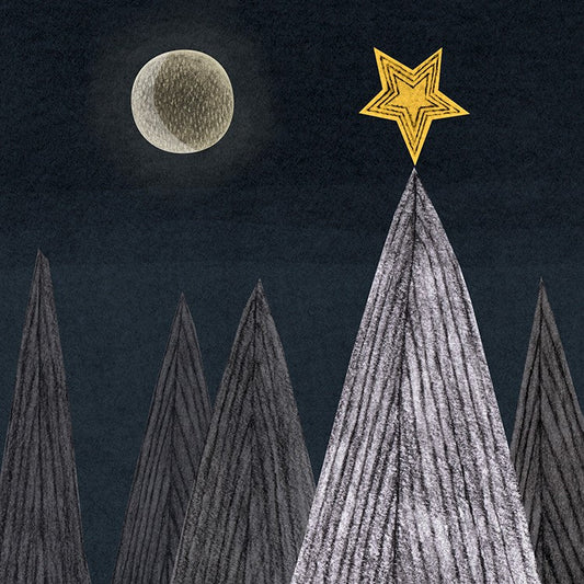 Pack of 6 Christmas Cards - Christmas Tree