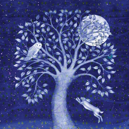 Pack of 5 Christmas Cards - Blue Winter