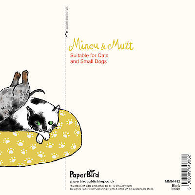 Greetings Card - Happy Birthday Cat and Dog