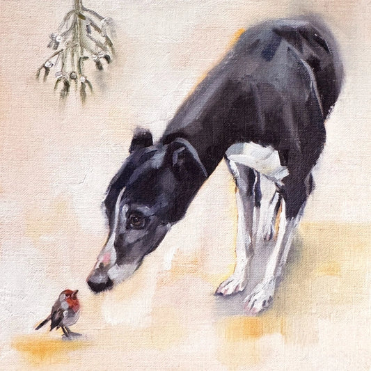 Pack of 5 Christmas Cards - Bella and the Robin