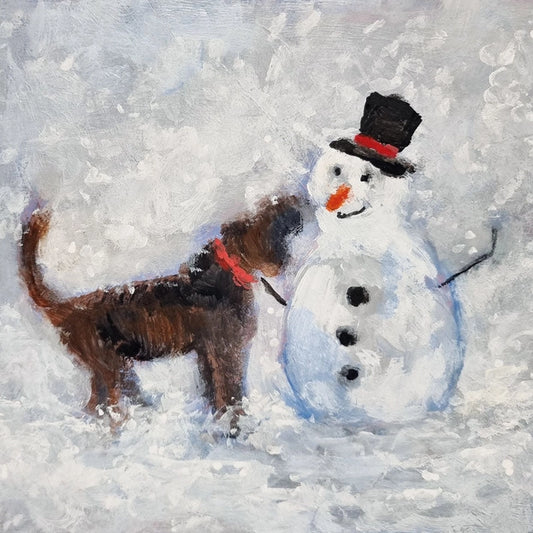 Pack of 5 Christmas Cards - A Carrot Just For Me
