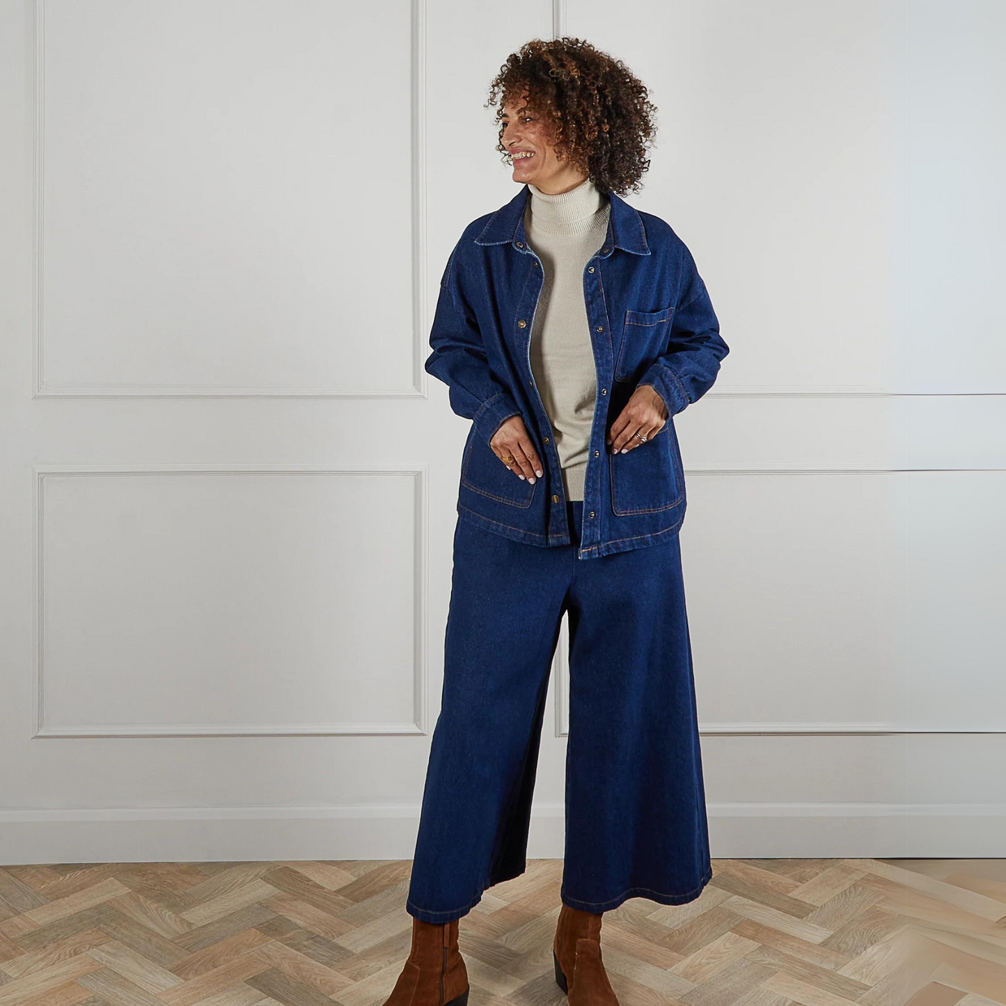Chalk UK Frida Jacket - Denim Blue