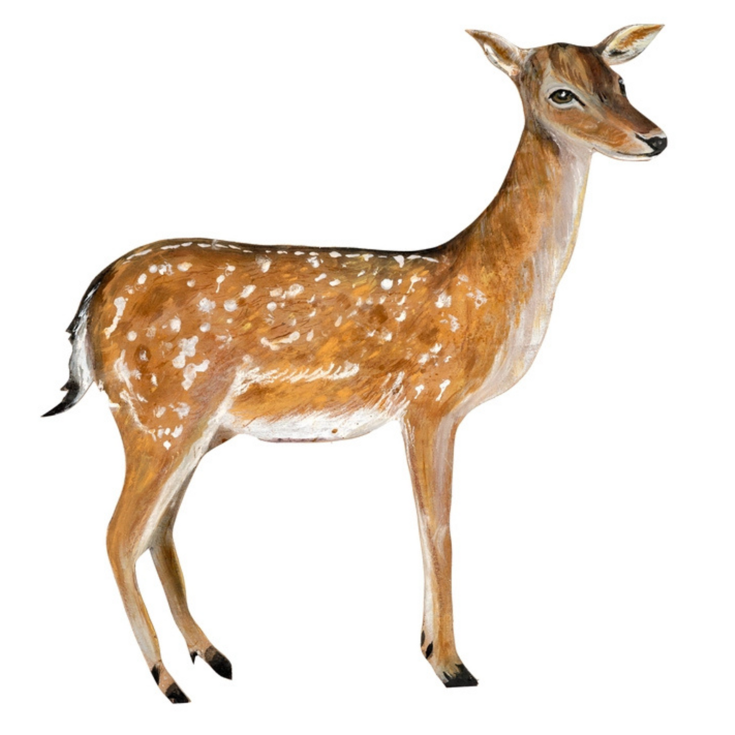 Clare O’Neill Artwork Birch Hanging Decoration - Deer Fawn