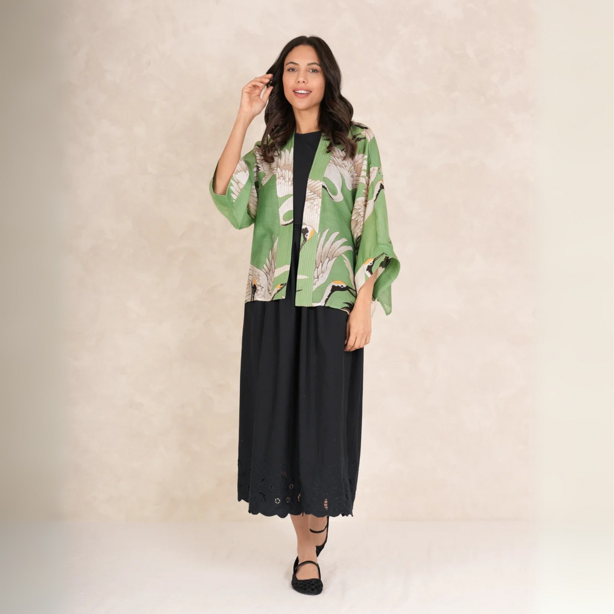 Kimono - Stork Pea Green