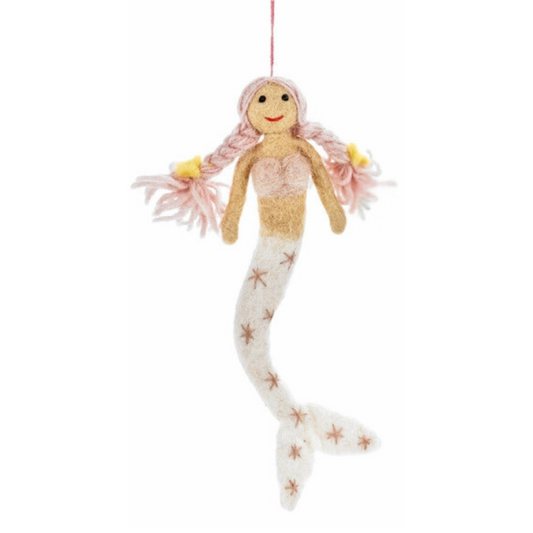 Hanging Felt Decoration - Magical Mermaid Sandy