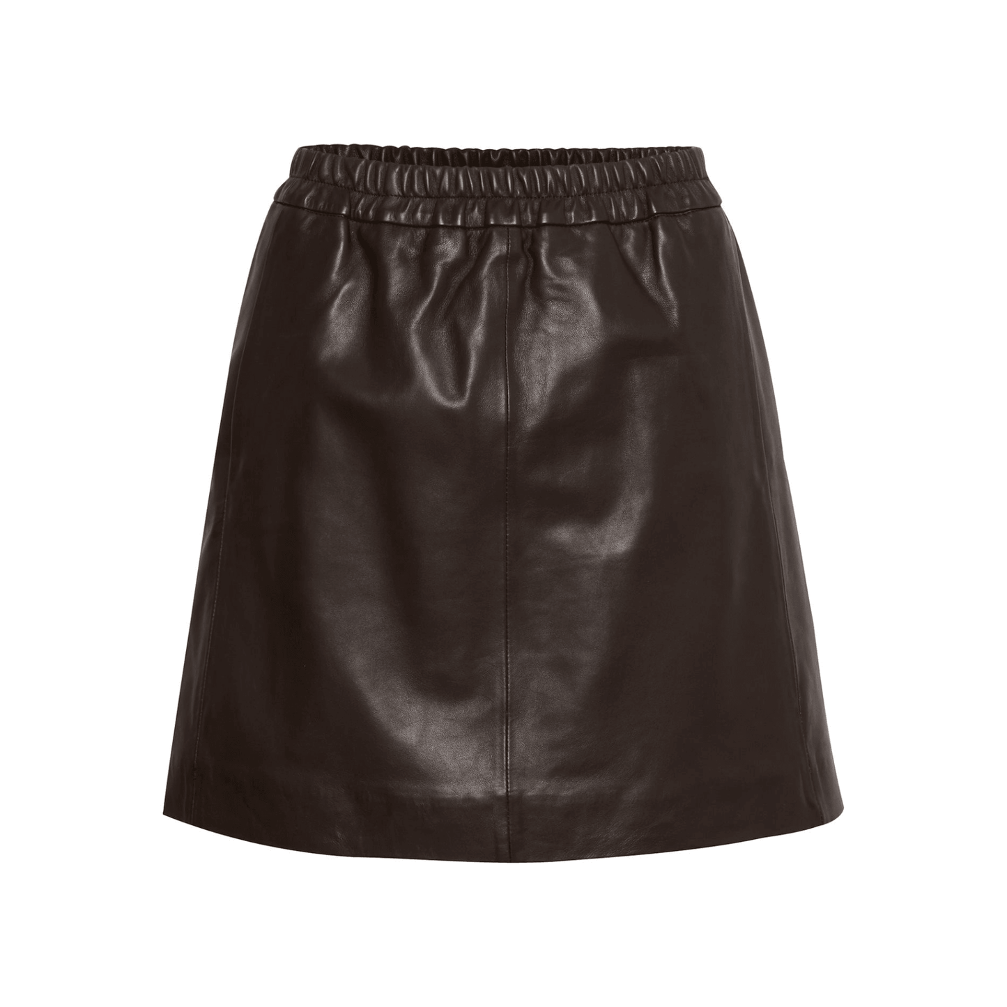 Wook Leather Skirt - Americano