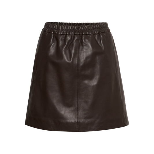 InWear Wook Leather Skirt - Americano