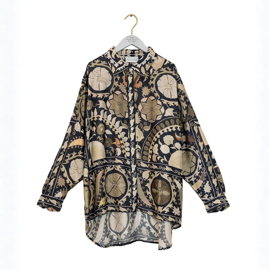 Oversized Shirt - Susani Charcoal