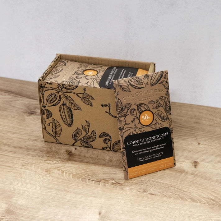 Chocolarder Bar - Cornish Honeycomb 50% Milk Chocolate