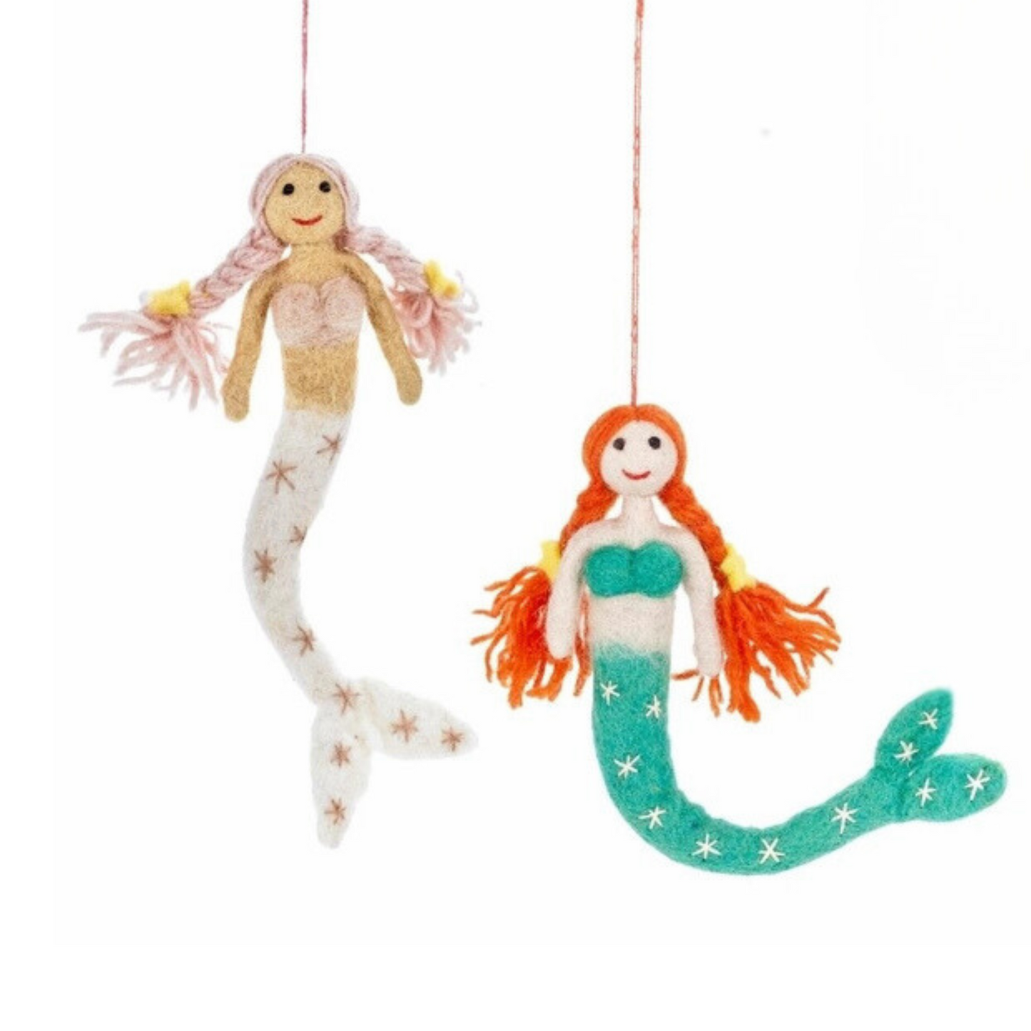 Hanging Felt Decoration - Magical Mermaid Oceania