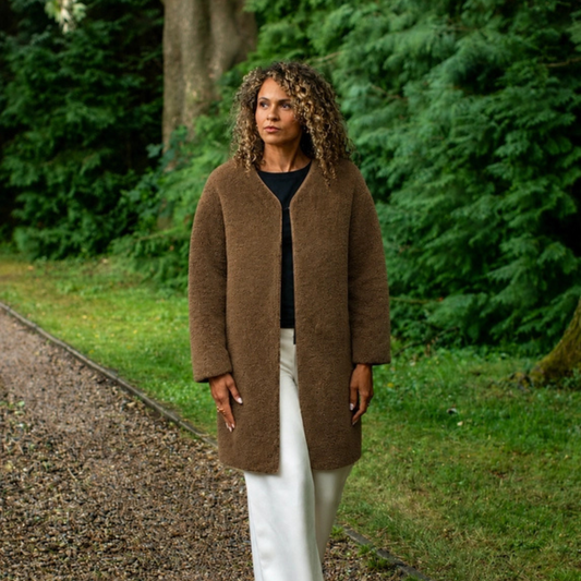 Bev Coat - Tobacco Brown