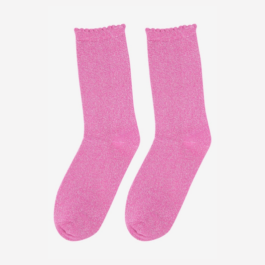 Glitter Socks - Pink