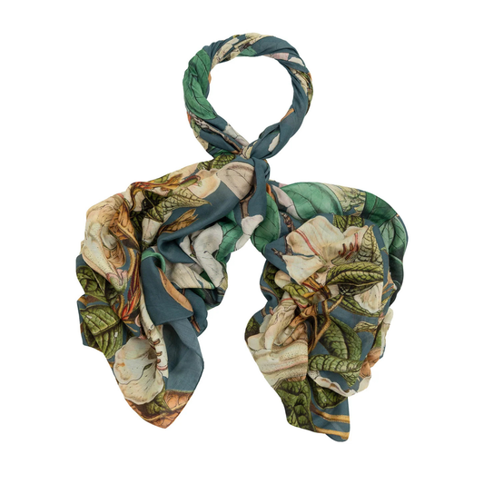 Scarf - Rhodoleia Blue