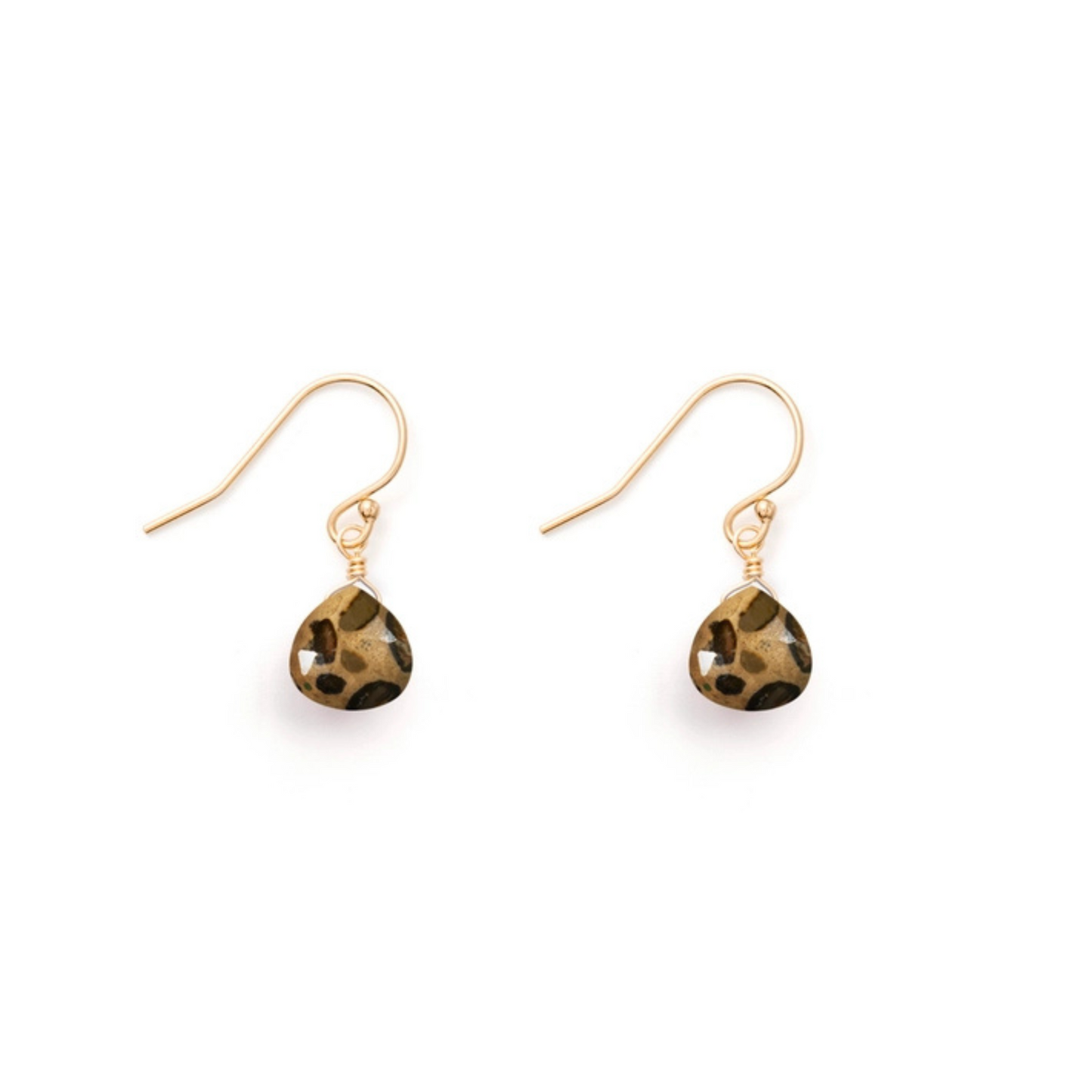 Wanderlust Life Isla Drop Earrings - Leopard Jasper