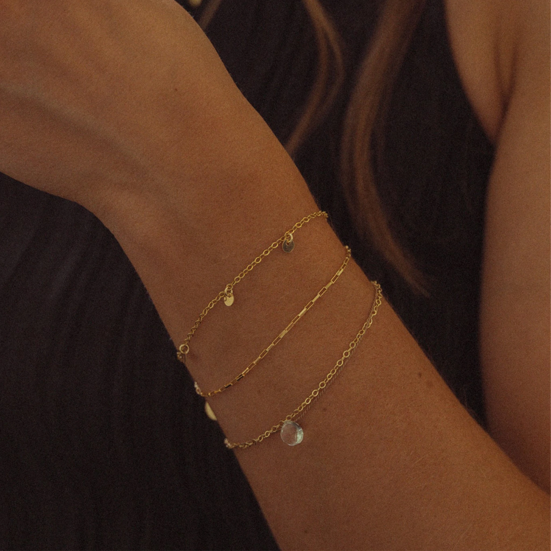Wanderlust Life Gold Chain Bracelet - Telltale
