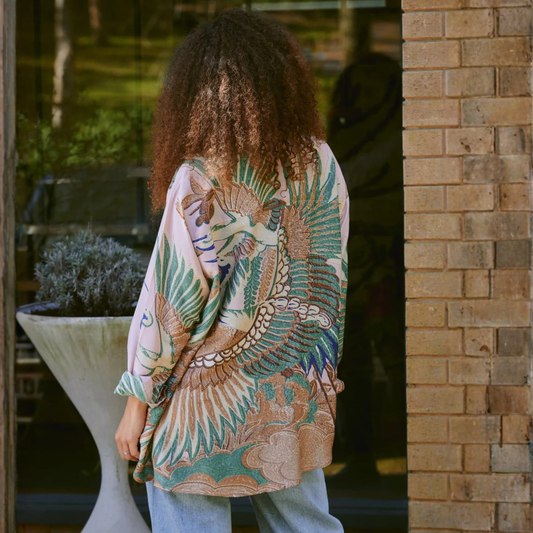 Oversized Shirt - Crane Plaster Pink