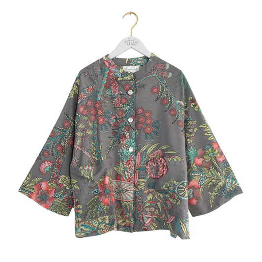 Summer Jacket - Boho Garden Grey