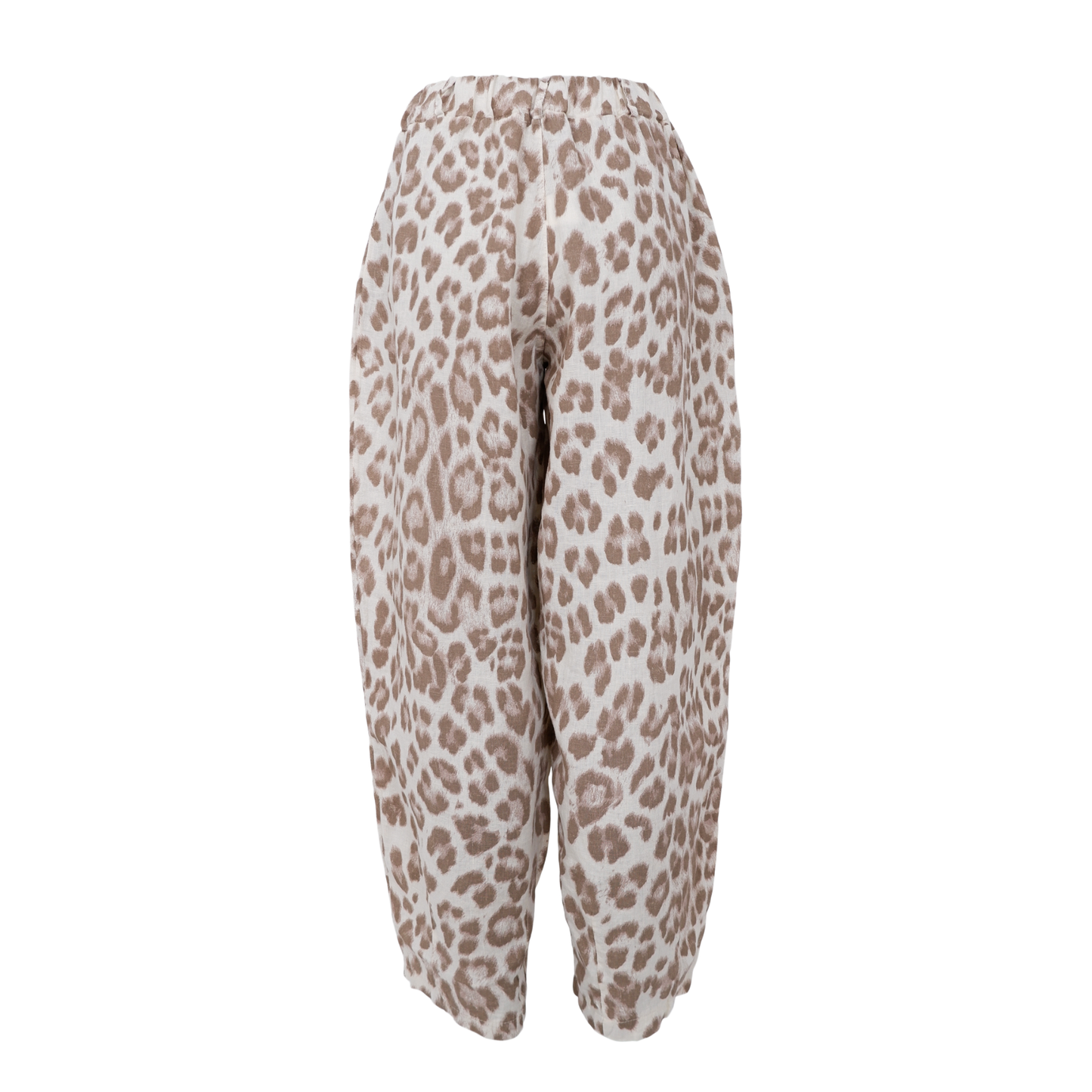 Melina Linen Trousers - Leopard