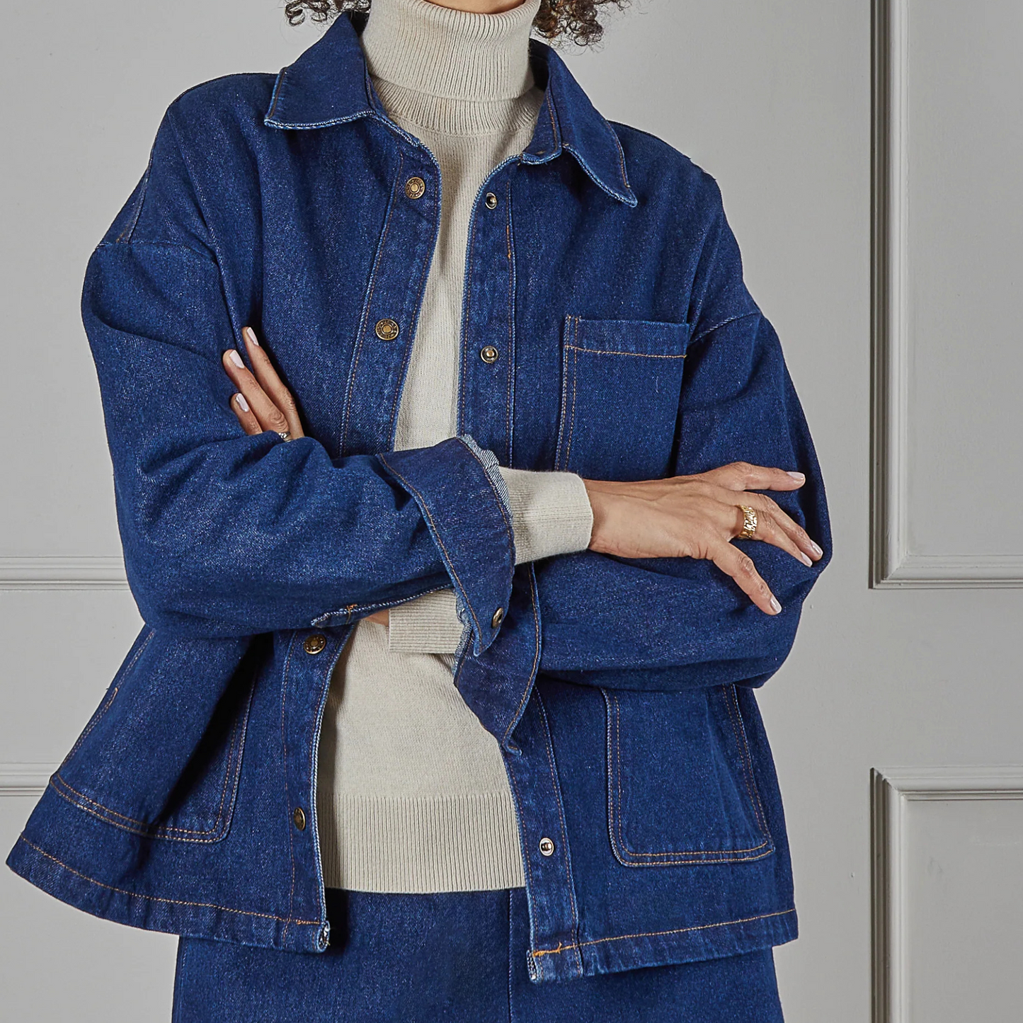 Chalk UK Frida Jacket - Denim Blue