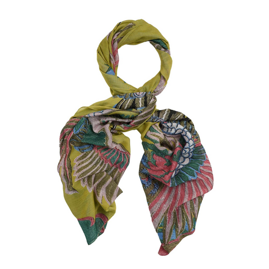 Scarf - Crane Olive