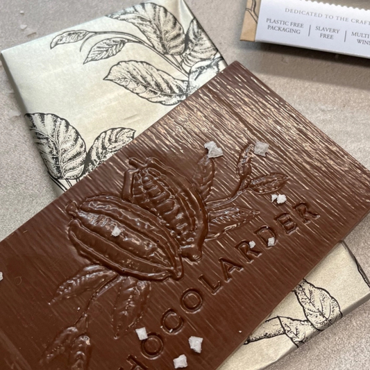 Cornish Sea Salt 50% Milk Chocolate Bar