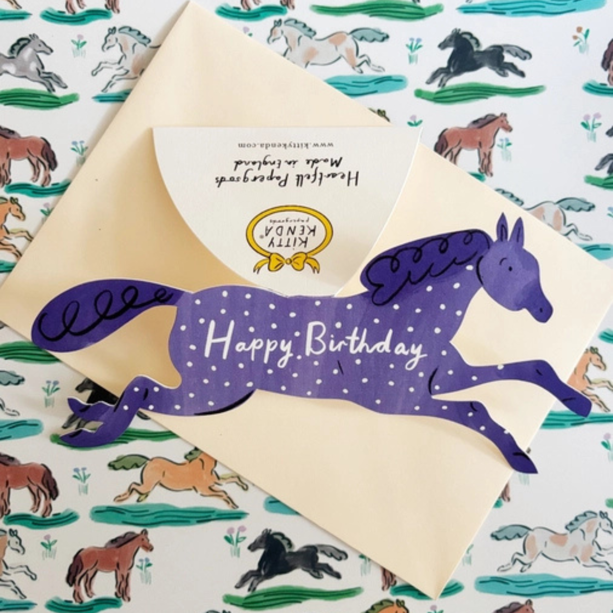 Greetings Card - Wild Horse Birthday