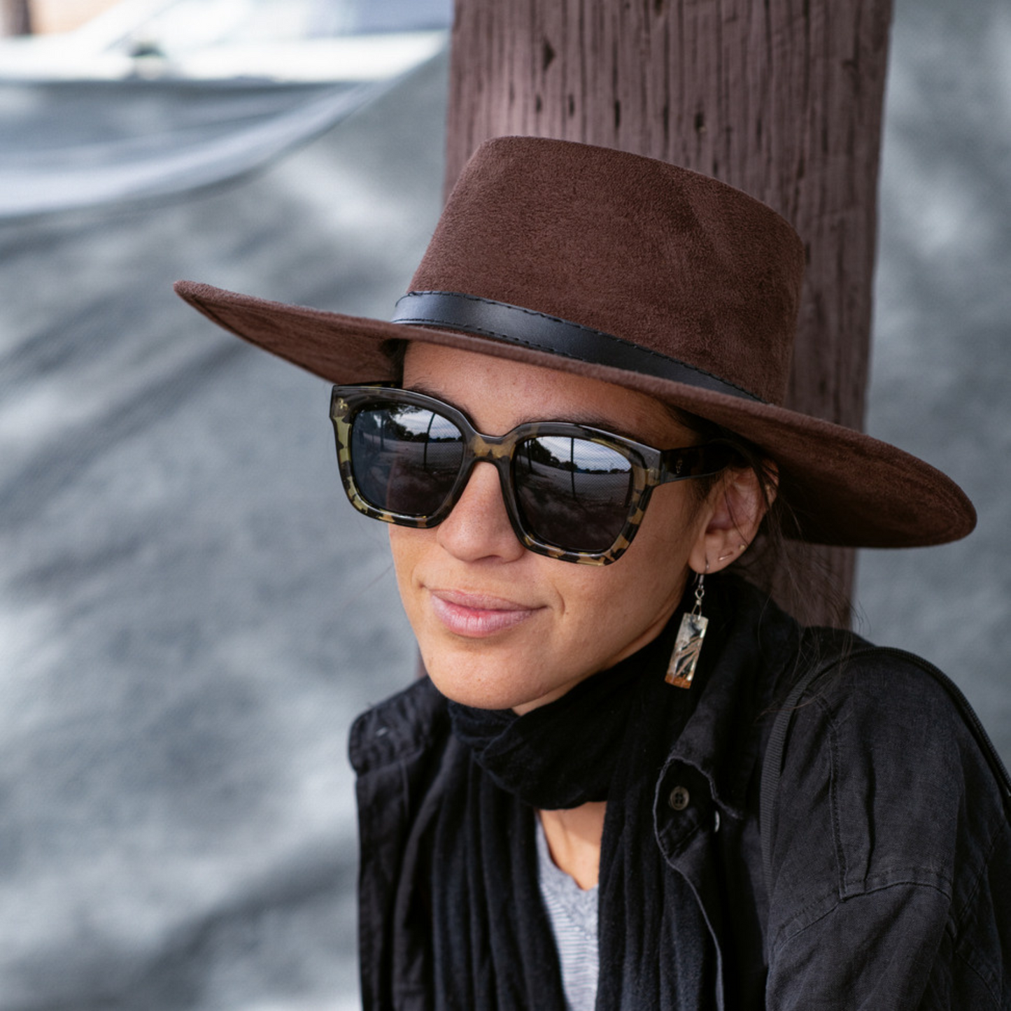 Marais X Sunglasses - Green Leopard