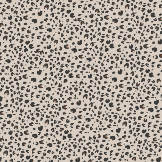 Gift Wrap - Cream Leopard Print