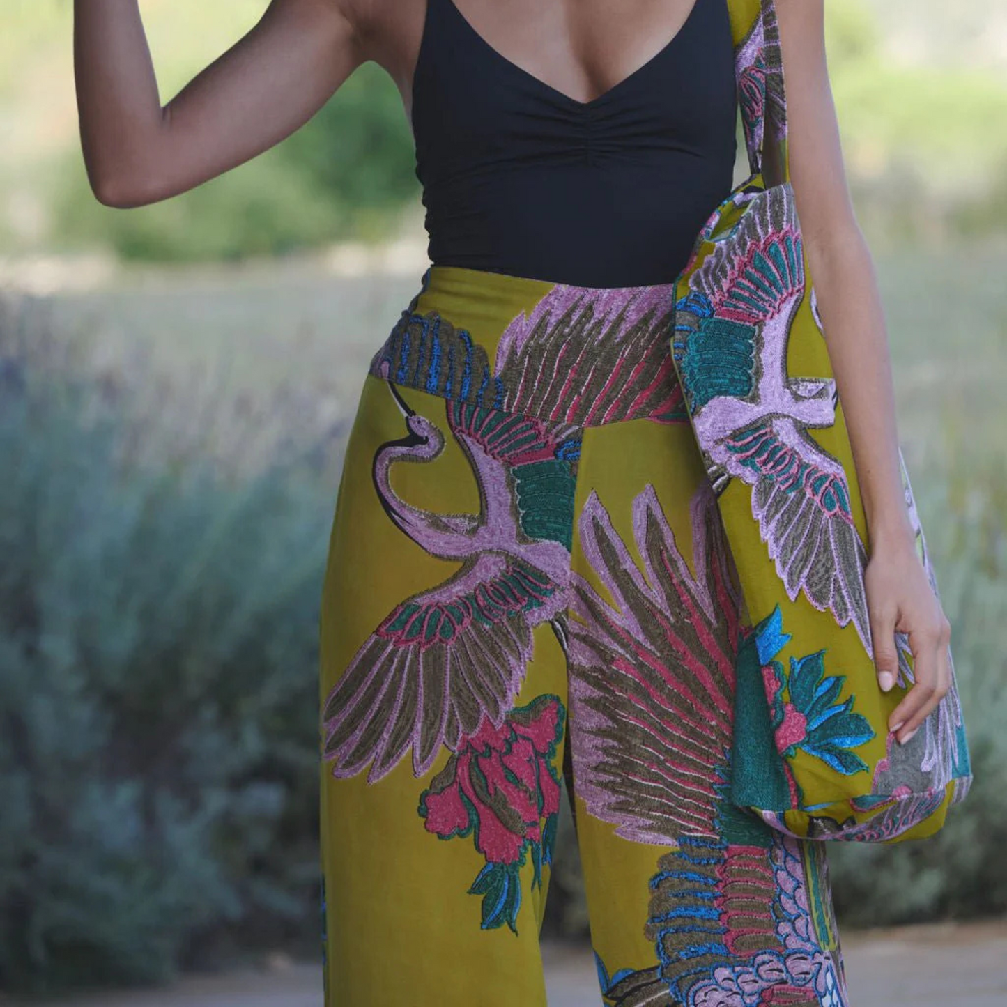 Palazzo Pants - Crane Olive