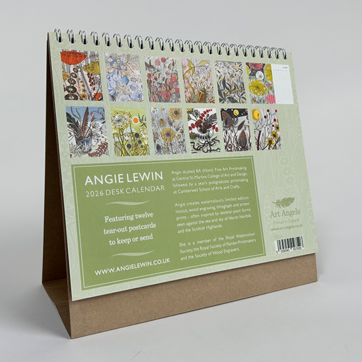 2026 Desk Calendar - Angie Lewin