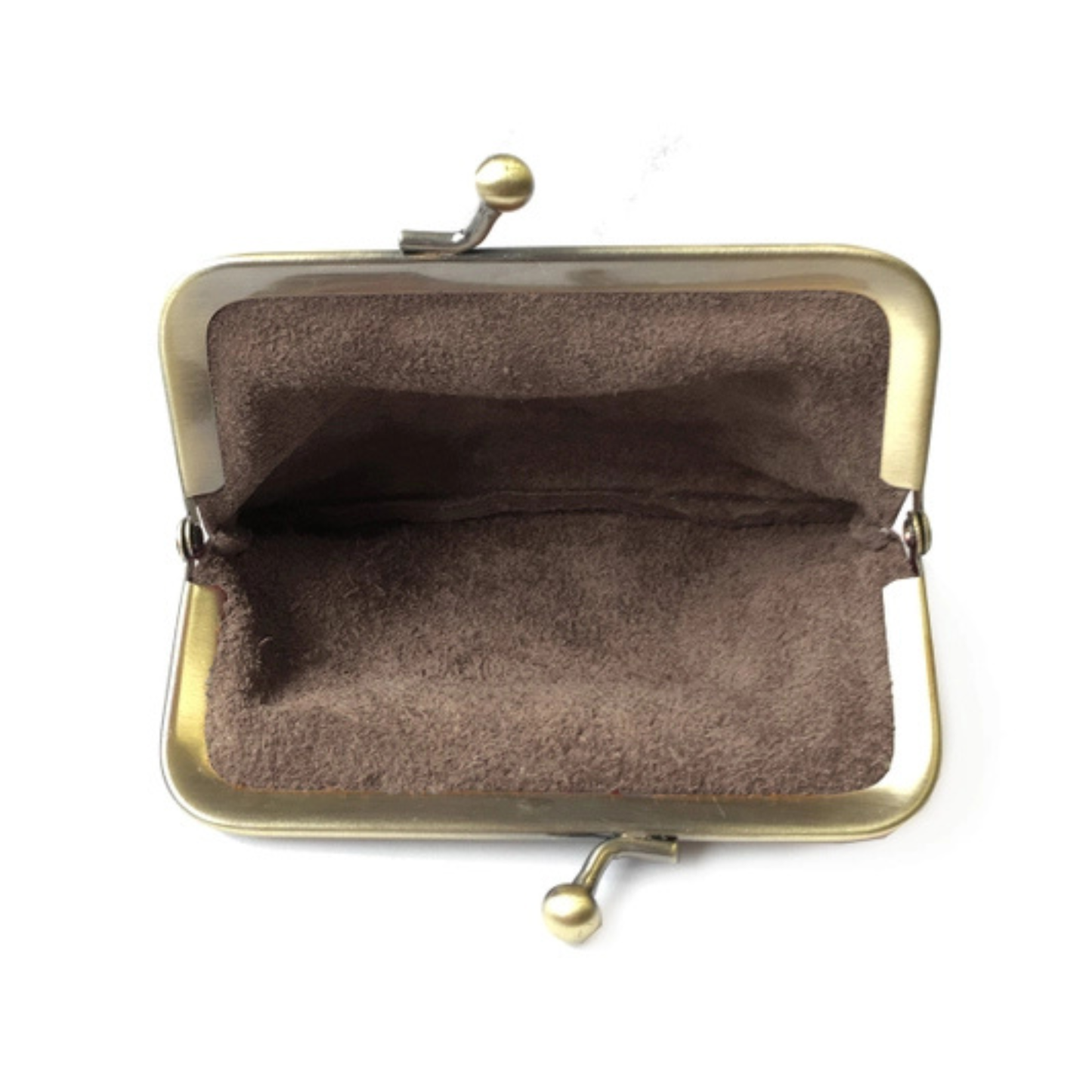 Leather Coin Purse - Taupe