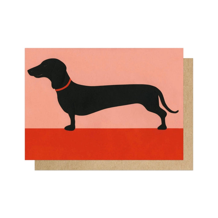 Greetings Card - Sausage Dog