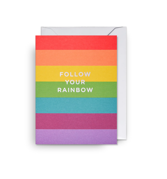 Mini Greetings Card - Rainbow