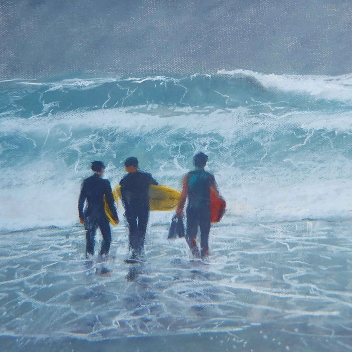 Greetings Card - Atlantic Surfers