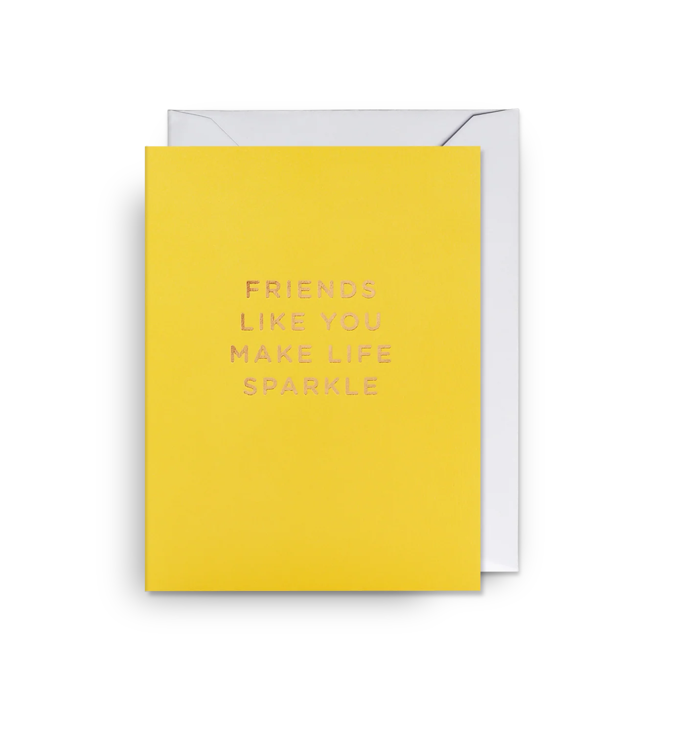 Mini Greetings Card - Friends Make Life Sparkle