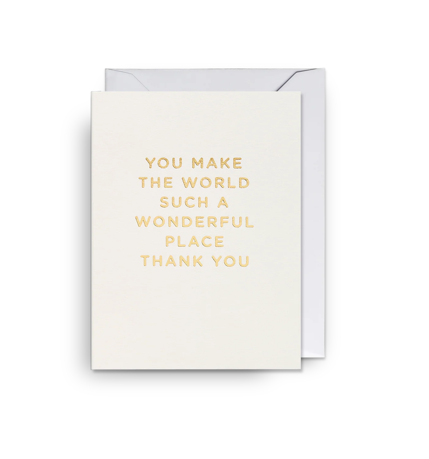 Mini Greetings Card - You Make The World Wonderful