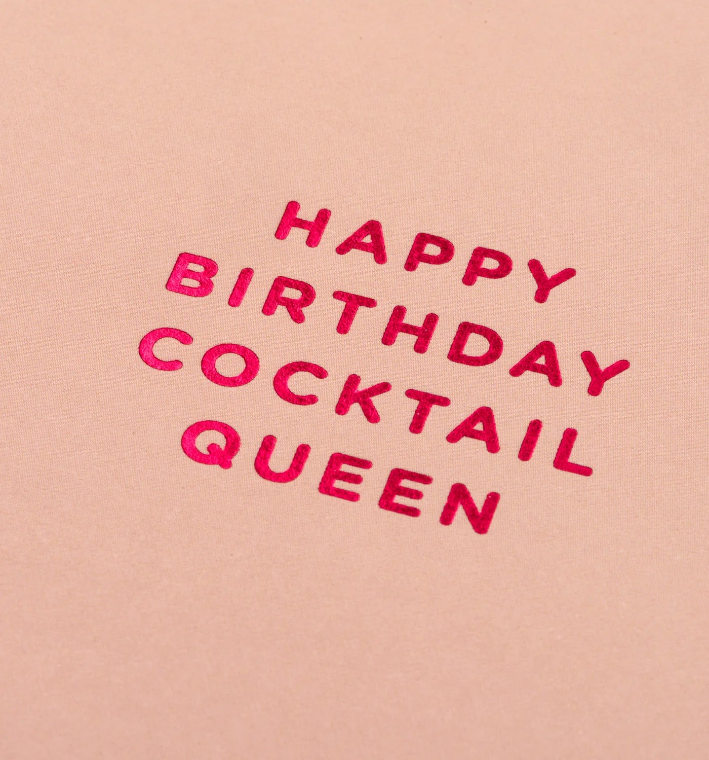 Mini Greetings Card - Cocktail Queen