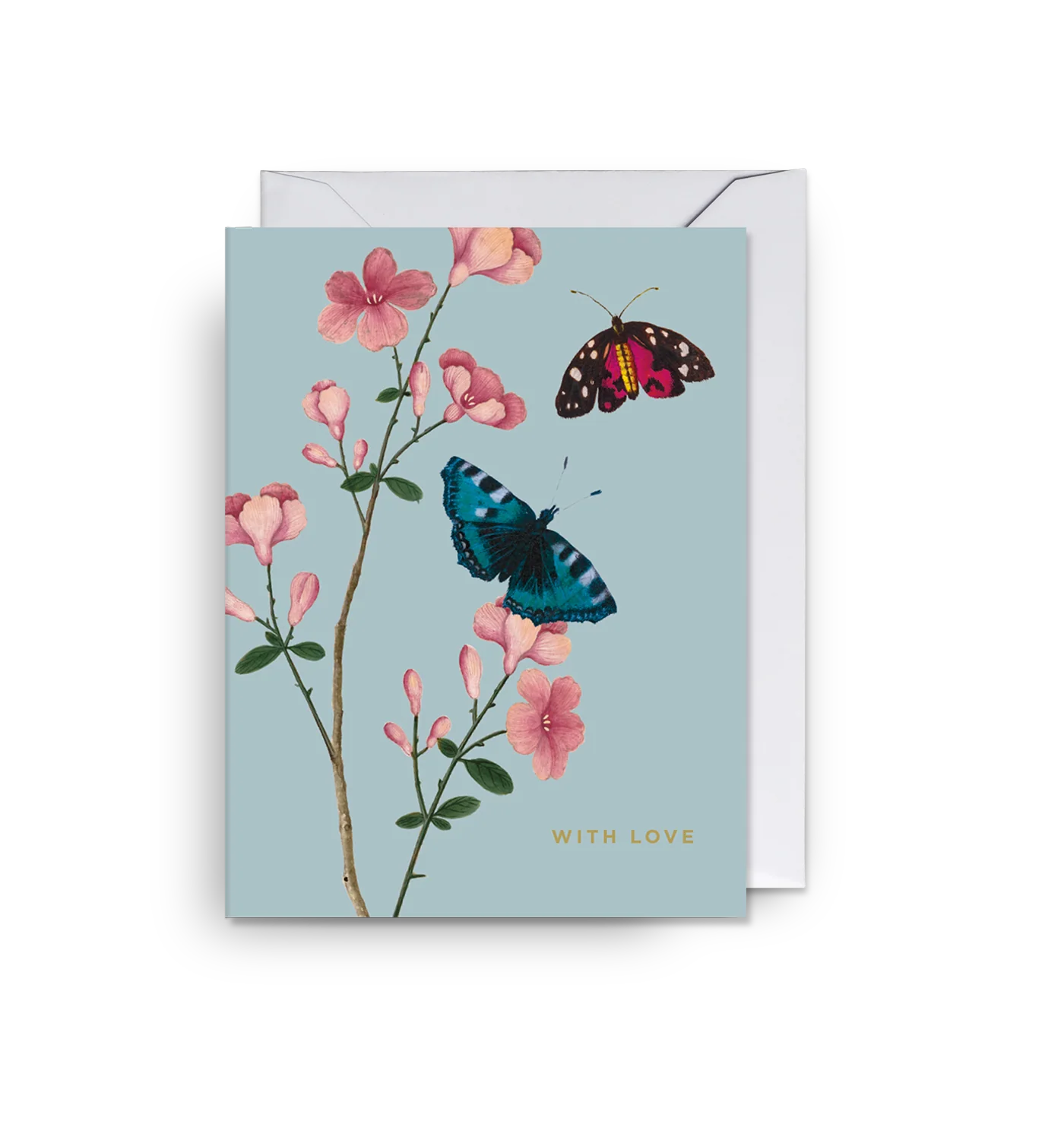 Mini Greetings Card - With Love