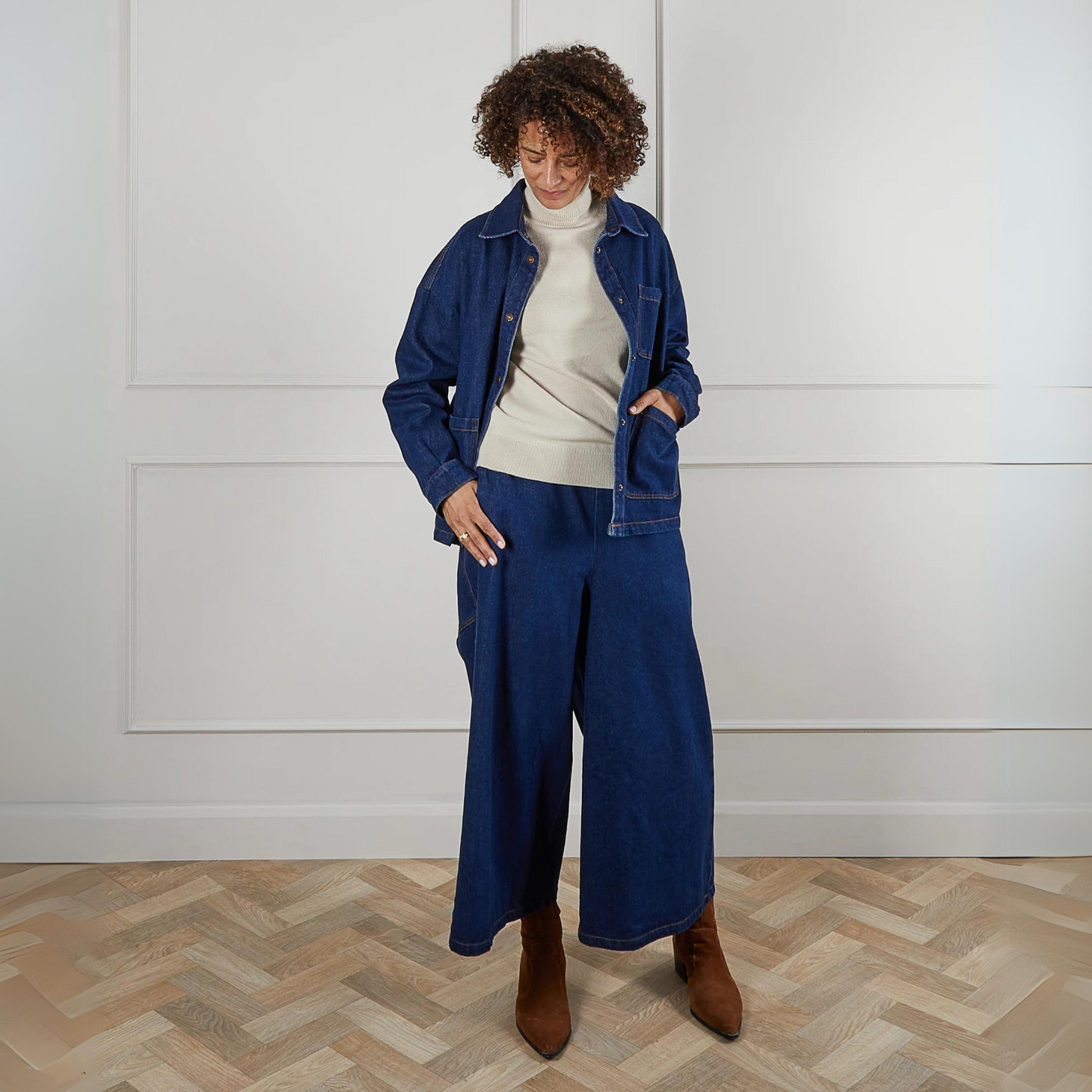 Chalk UK Frida Jacket - Denim Blue