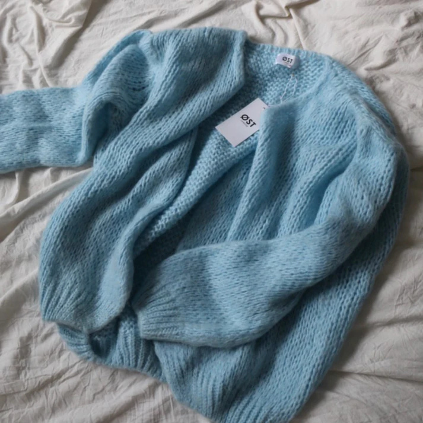 Smila Mohair Cardigan - Light Blue