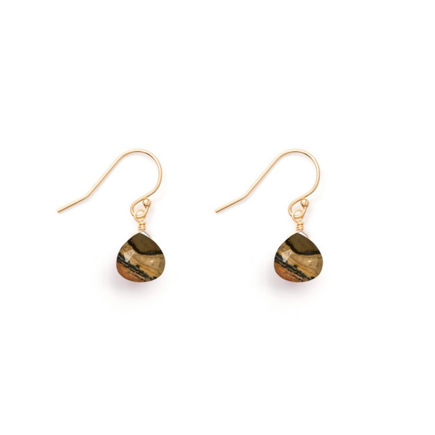 Wanderlust Life Isla Drop Earrings - Leopard Jasper