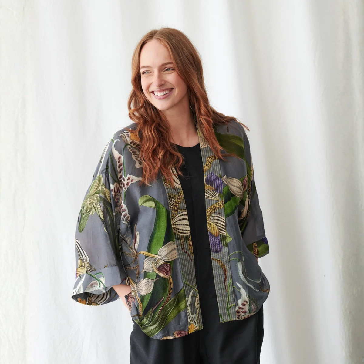 Kimono - Orchid Grey