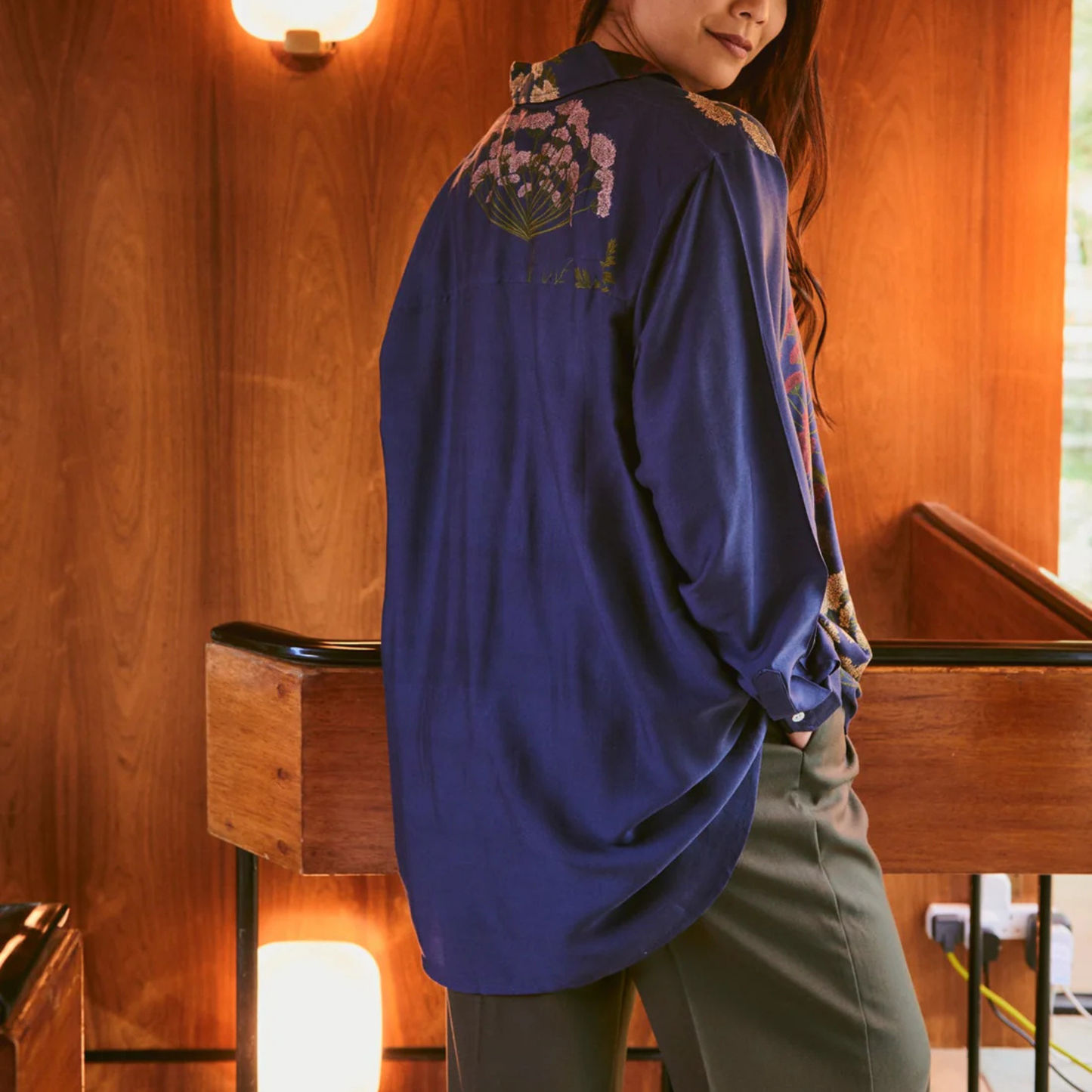 Oversized Shirt - Parsley Seed Navy