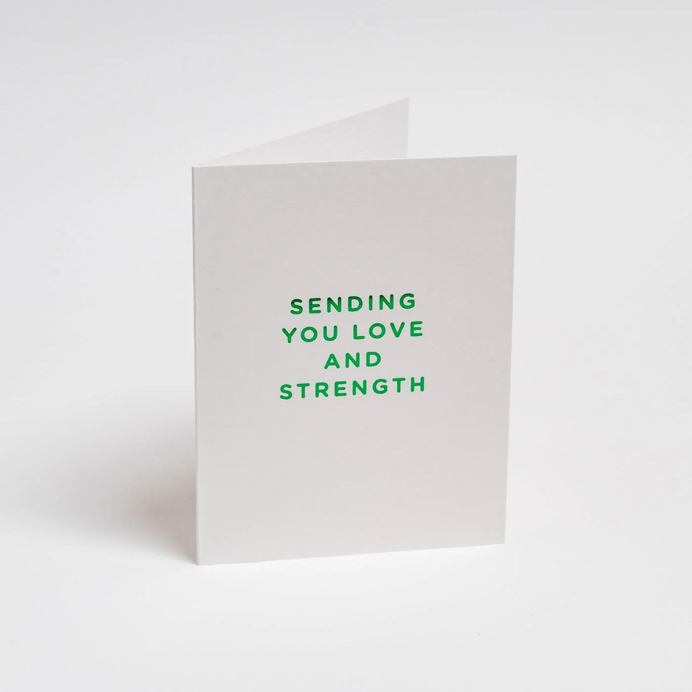 Mini Greetings Card - Sending Strength