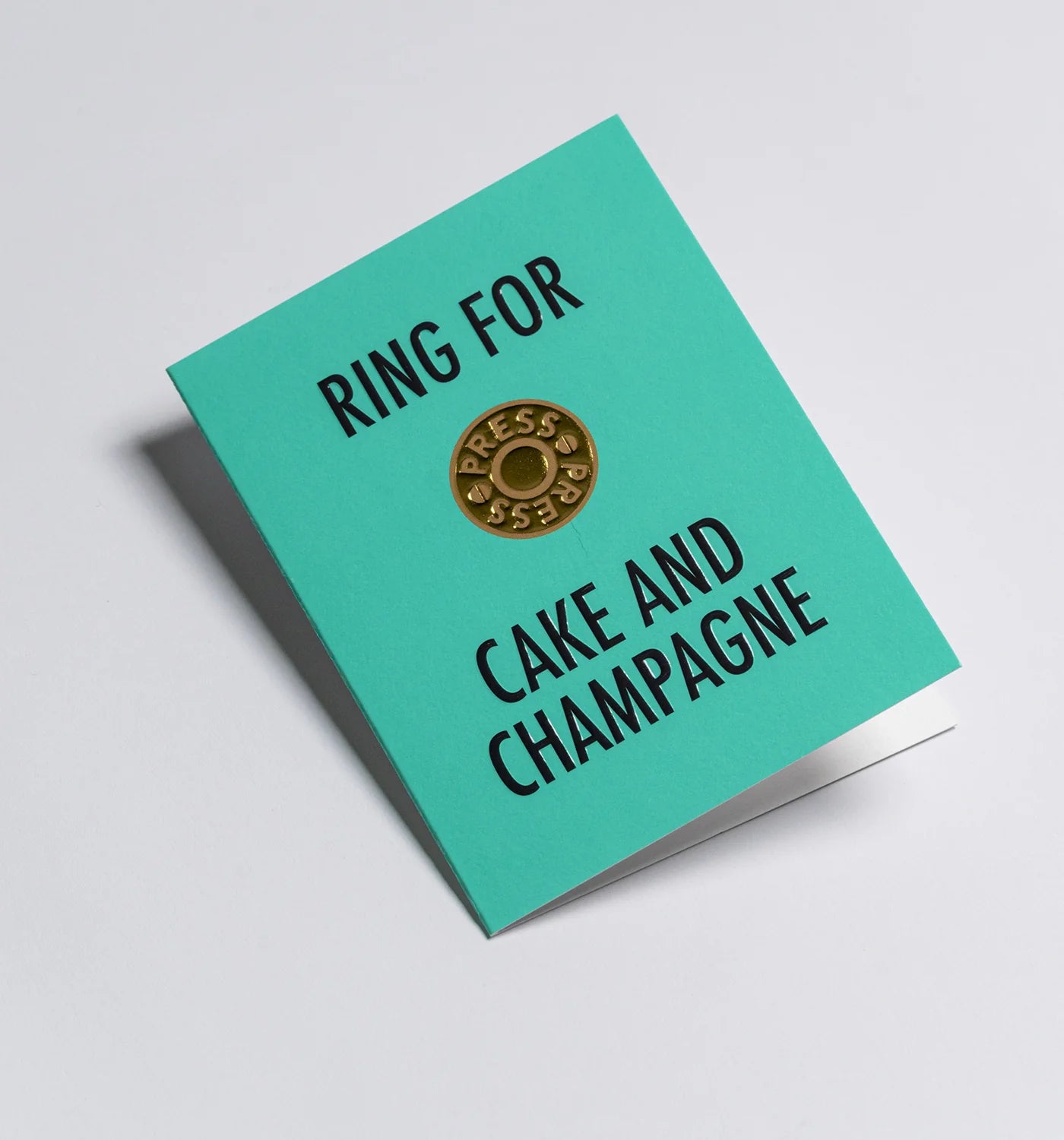 Mini Greetings Card - Ring for Cake