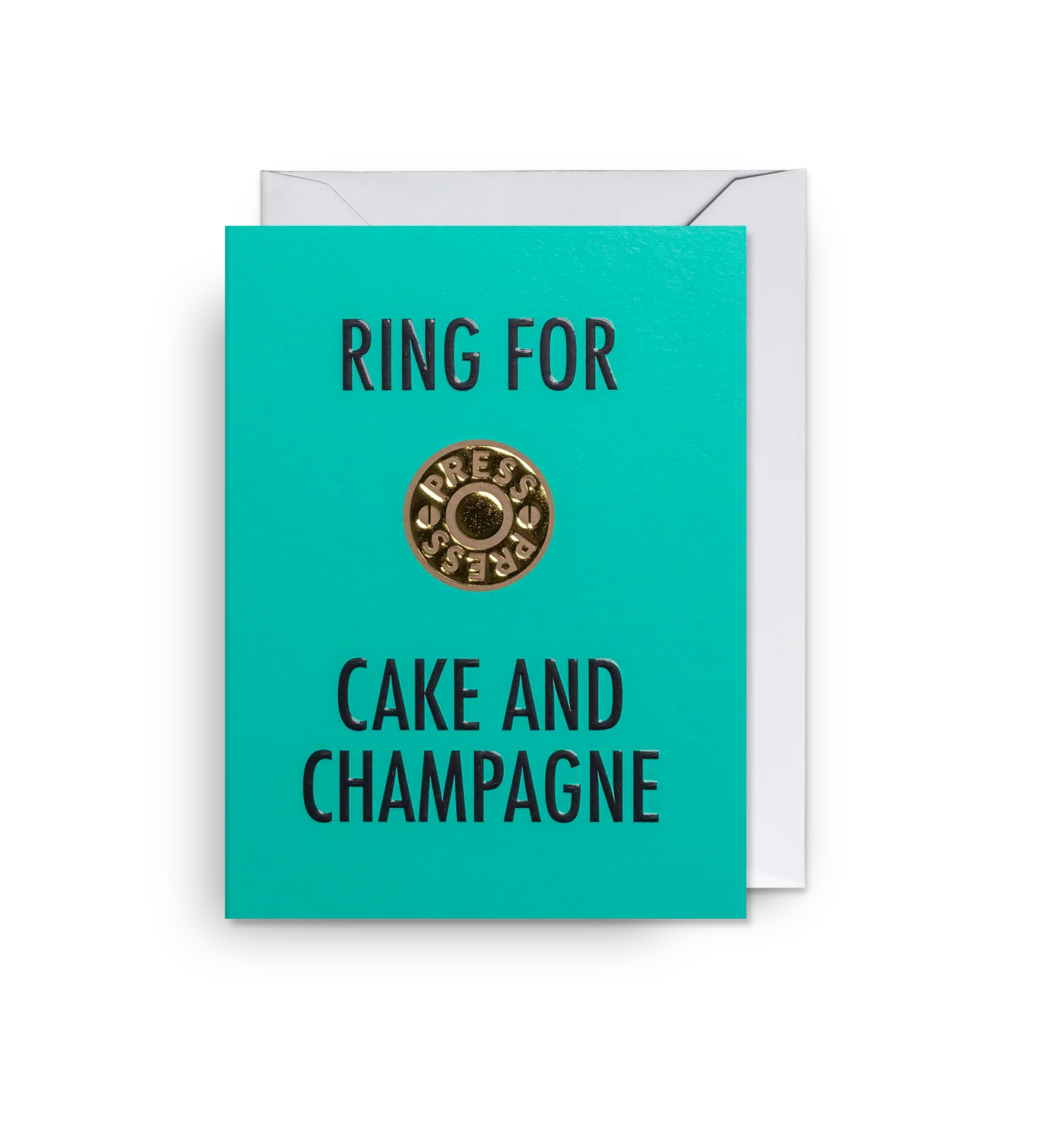 Mini Greetings Card - Ring for Cake