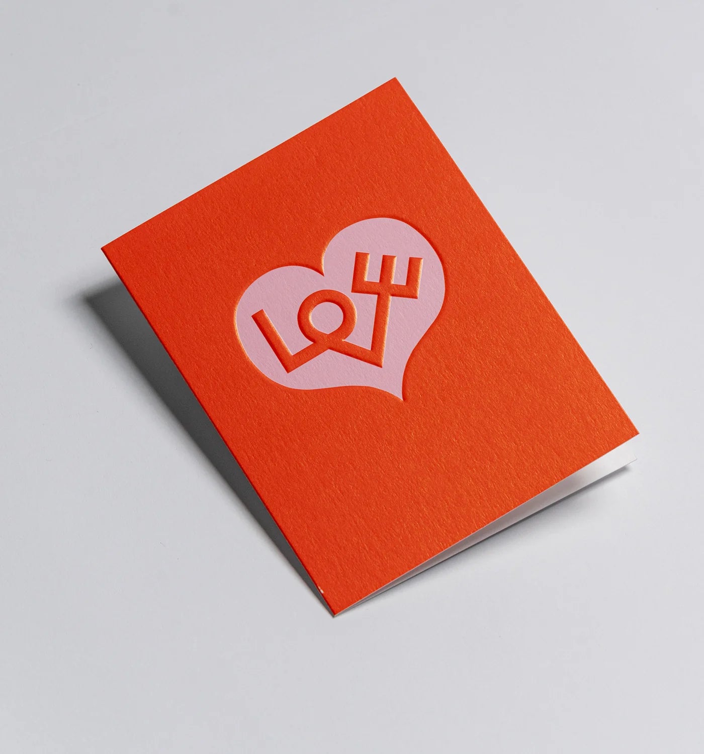 Mini Greetings Card - LOVE